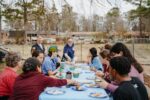 Outdoor meal from SOWTH Conference Photo credit Jenna Photojournalism